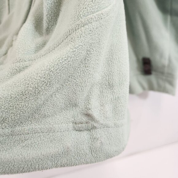 Vintage North Face Mint Green Fleece Zip Up Womens Medium - Picture 3 of 13